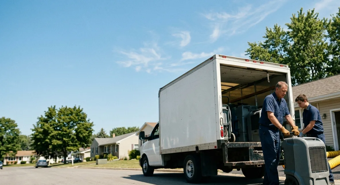 Water Damage Cleanup in Churubusco, IN near me